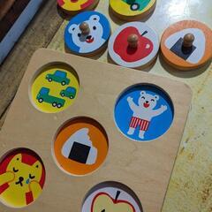 知育玩具　木製型はめ　