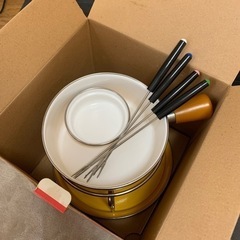 チーズフォンデュ鍋セット　未使用品の画像