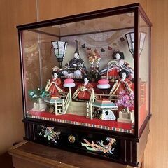 【お取引き 決まりました】平安清玉 作 ひな人形 五人飾り オル...