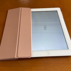 (決定しました)iPad 第4世代 Wi-Fiモデル A1458 背面擦り傷等あり　カバー付きの画像