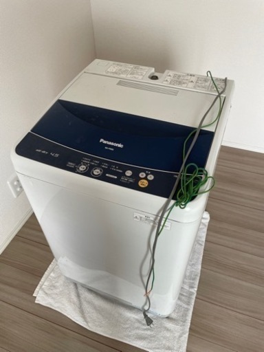 Panasonic/洗濯機/4.5kg/2011年製/取りに来れる方