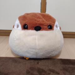 雀のぬいぐるみ　すずめ　AMUSE　ふくふくシマエナガ
