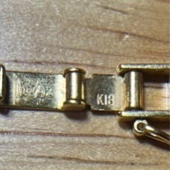 k18喜平12面トリプルネックレス30.5gの画像