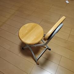 折り畳み椅子の画像
