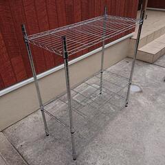 【値下げ】美品 三段 スチールラックの画像