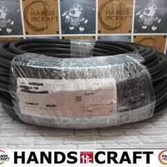 メーカー不明　CVSFCC 3C×5.5SG 50ｍ　未使用品　黒色ケーブル　【ハンズクラフト宜野湾店】