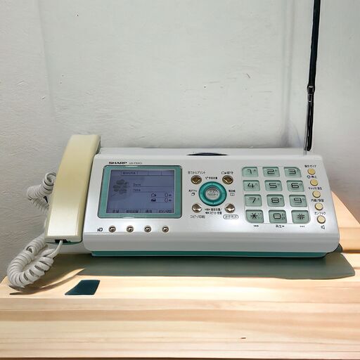 24C060_ジ3 SHARP シャープ ファクシミリ UX-F50CL fappy 電話機 FAX 親機 現状品 中古