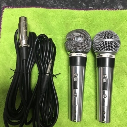 SHURE ダイナミック マイクロフォン 565SD2本セット