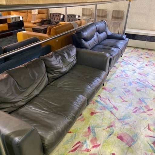 《爆安》ノーチェ　ソファ　本革　2人掛け　2P