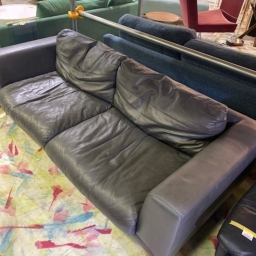 《爆安》ノーチェ　ソファ　本革　2人掛け　2P