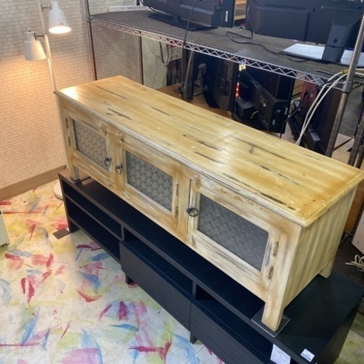 《ダメージ加工》　テレビ台　シャビー　レトロ　ヴィンテージ　収納