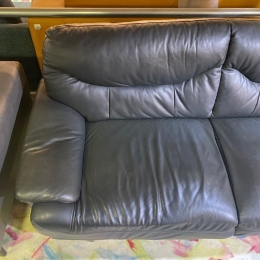 《王道が破格！》2人掛けソファ　2P 革　合皮　本革