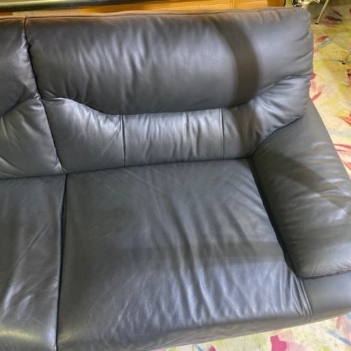 《王道が破格！》2人掛けソファ　2P 革　合皮　本革