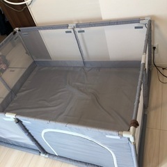 【分解可能】ベビーサークル　グレーの画像