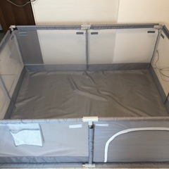 【分解可能】ベビーサークル　グレーの画像