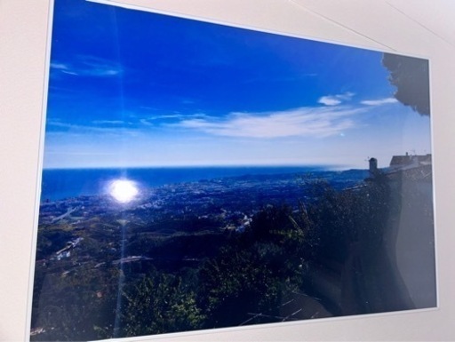 大きめ風景写真　壁飾り用　額縁(フレーム)付き A0サイズ