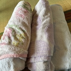 タオルケット　３枚差し上げます！