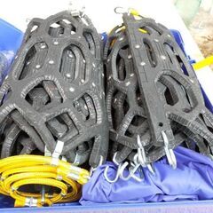 【無料】ネット型ゴムチェーン215/60R15他、雪路運転対策