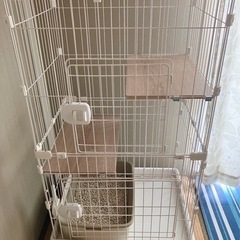 アイリスオーヤマ  猫用ゲージ　2段の画像