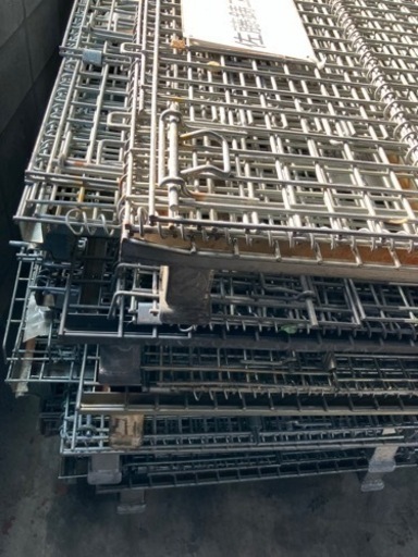 残りわずか‼️  中古メッシュパレット　網かご　発送OK 現地引き取りOK