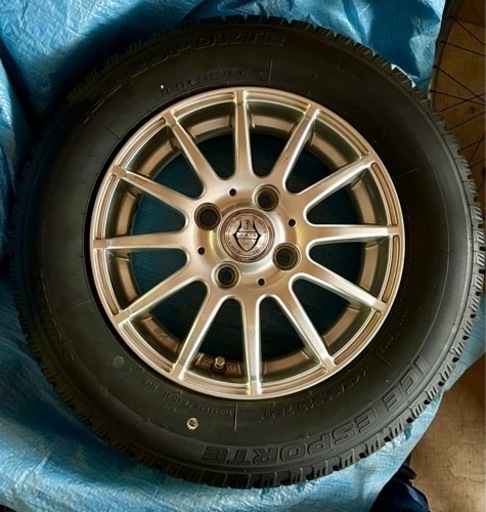 13インチ　WEDS スタッドレスタイヤ　アルミホイール　4本