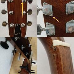 日本製 1970年代 Morris モーリス アコースティックギター アコギ  飯田楽器 W-15 ギターの画像