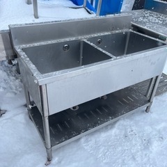 ☆人気商品☆2槽シンク 横幅120センチ