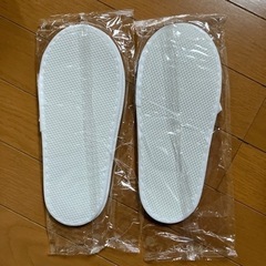 簡易スリッパ2足の画像