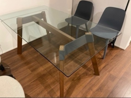 Calligaris カリガリス ダイニングテーブル ガラステーブル