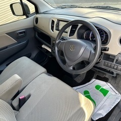 コミコミ価格　車検2年付　アイドリングストップ　ワゴンR  実走行　修復歴無しの画像