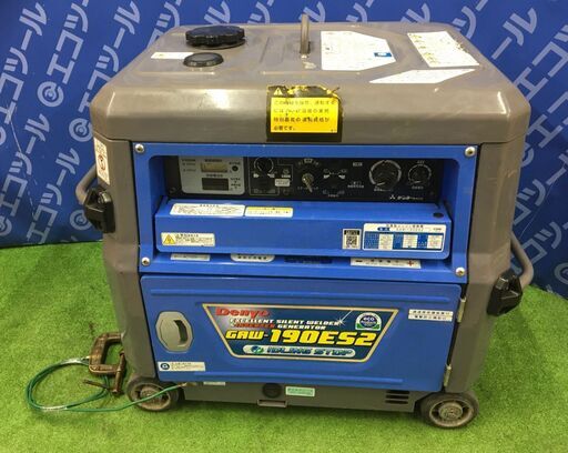 【エコツール 知立店】〇DENYO/デンヨー 小型エンジン溶接機 GAW-190ES2   ITFJN11EYB87【愛知県/知立市/工具】