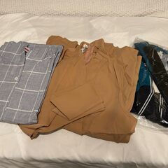 閉店在庫処分 レディースM シャツワンピ フード付きシャツ オー...