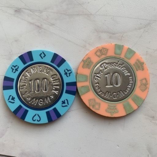 MGM カジノ 200枚 ポーカー バカラ チップ ヨコサワ ルーレット 麻雀