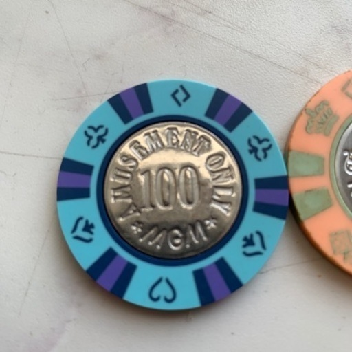 MGM カジノ 200枚 ポーカー バカラ チップ ヨコサワ ルーレット 麻雀