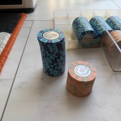 MGM カジノ 200枚 ポーカー バカラ チップ ヨコサワ ルーレット 麻雀