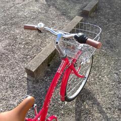 【子供用　中古自転車】良品　22インチ　🔴赤色の画像