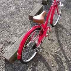 【子供用　中古自転車】良品　22インチ　🔴赤色の画像