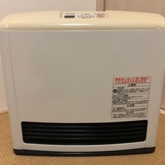 リンナイ　ガスファンヒーター　都市ガス　ガスホース付き