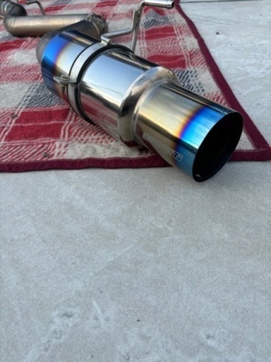 インプレッサGVB用東名フルチタンマフラー