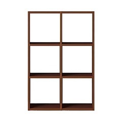 無印良品　スタッキングシェルフ　ウォールナット材
