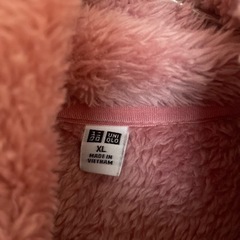 UNIQLO フリース　レディース　XL ピンク美品の画像