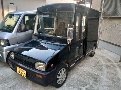 大阪発低走行ミラウォークスルーバントランポ最適キャブ車 (ヨッシー 