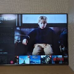 【55インチ 4K液晶テレビ】 55UJ6100-JB ※スタンドなし 傷あり