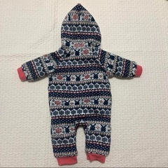 CORNHOUSE フード付き ボア カバーオールの画像