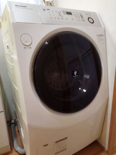 ドラム式洗濯乾燥機　SHARP　ES-V540 中古傷汚れあり