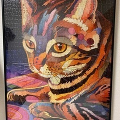 猫　ジグソーパズル  完成品