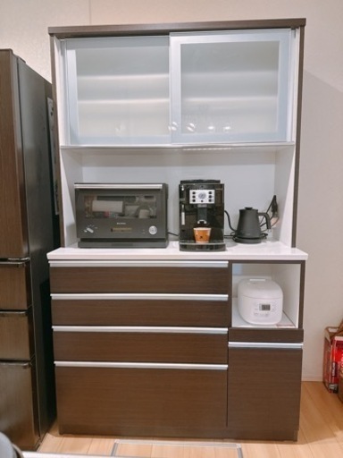 【2/9まで】ニトリ 食器棚 キッチンボード カップボード