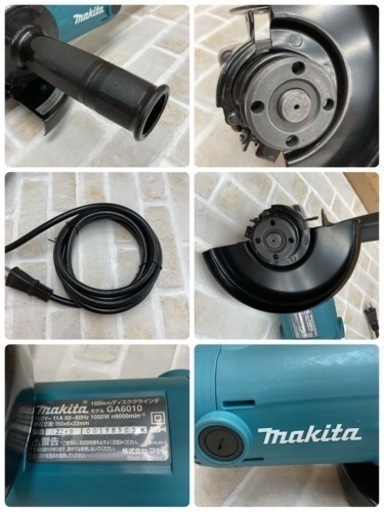 S755 ⭐ 未使用 マキタ ディスクグラインダ GA6010 22年製 ⭐ 動作確認済 ⭐ クリーニング済