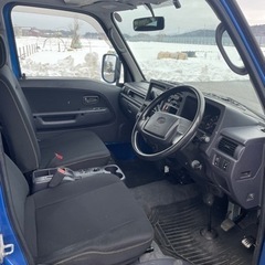希少 H23年 限定1000台 スバルサンバー バン ブルーリミテッド 車検付 即乗り 4WD AT 4ナンバー リアヒーター付 の画像