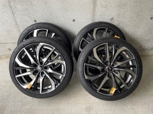 【お取引終了】社外アルミホイール　WEDS LEONIS TE【タイヤ付き】